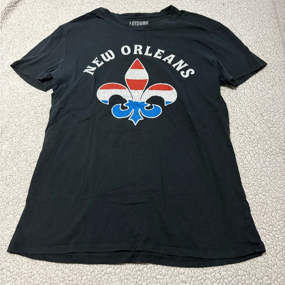 New Orleans Black Graphic T-Shirt